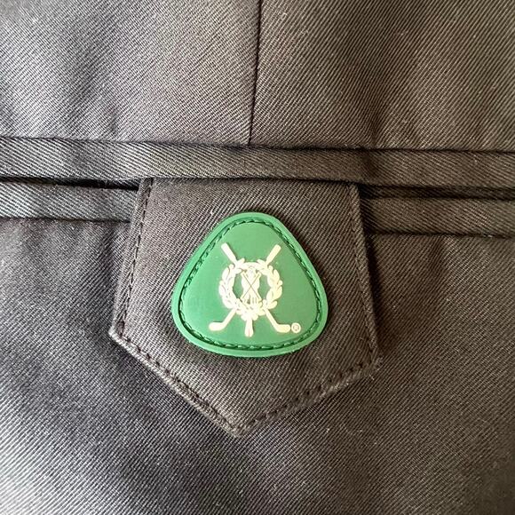 Brooks Brothers St Andrews Links Golf Shorts W34 Black 9”Inseam Tee/Glove Pocket - Picture 11 of 12